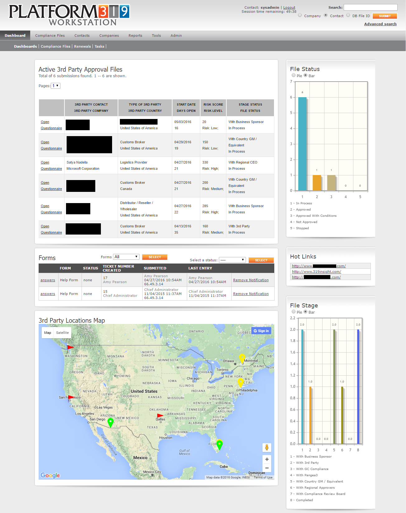 3rd Party Compliance Software Workstation